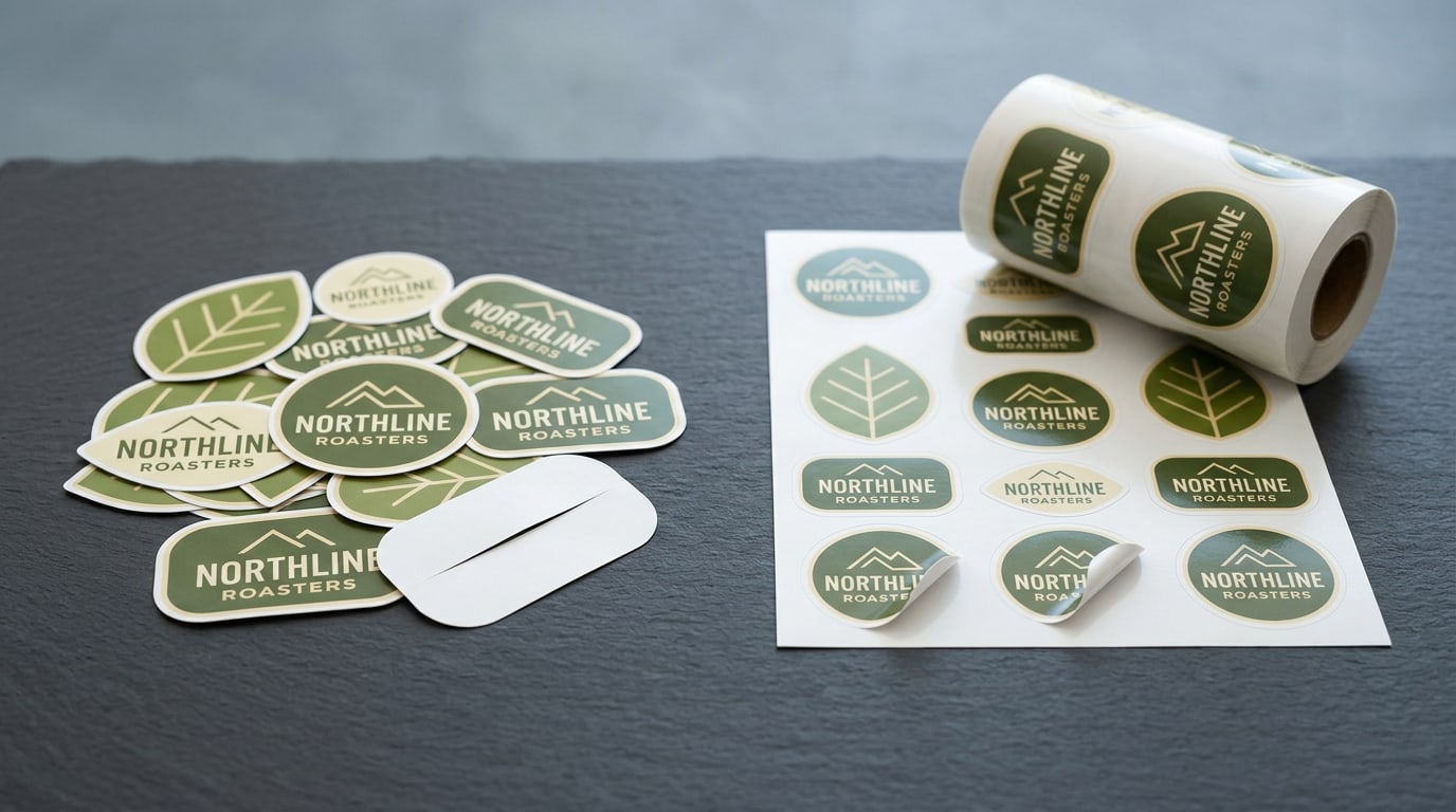 Die-cut vs kiss-cut stickers: which cut is right for your job