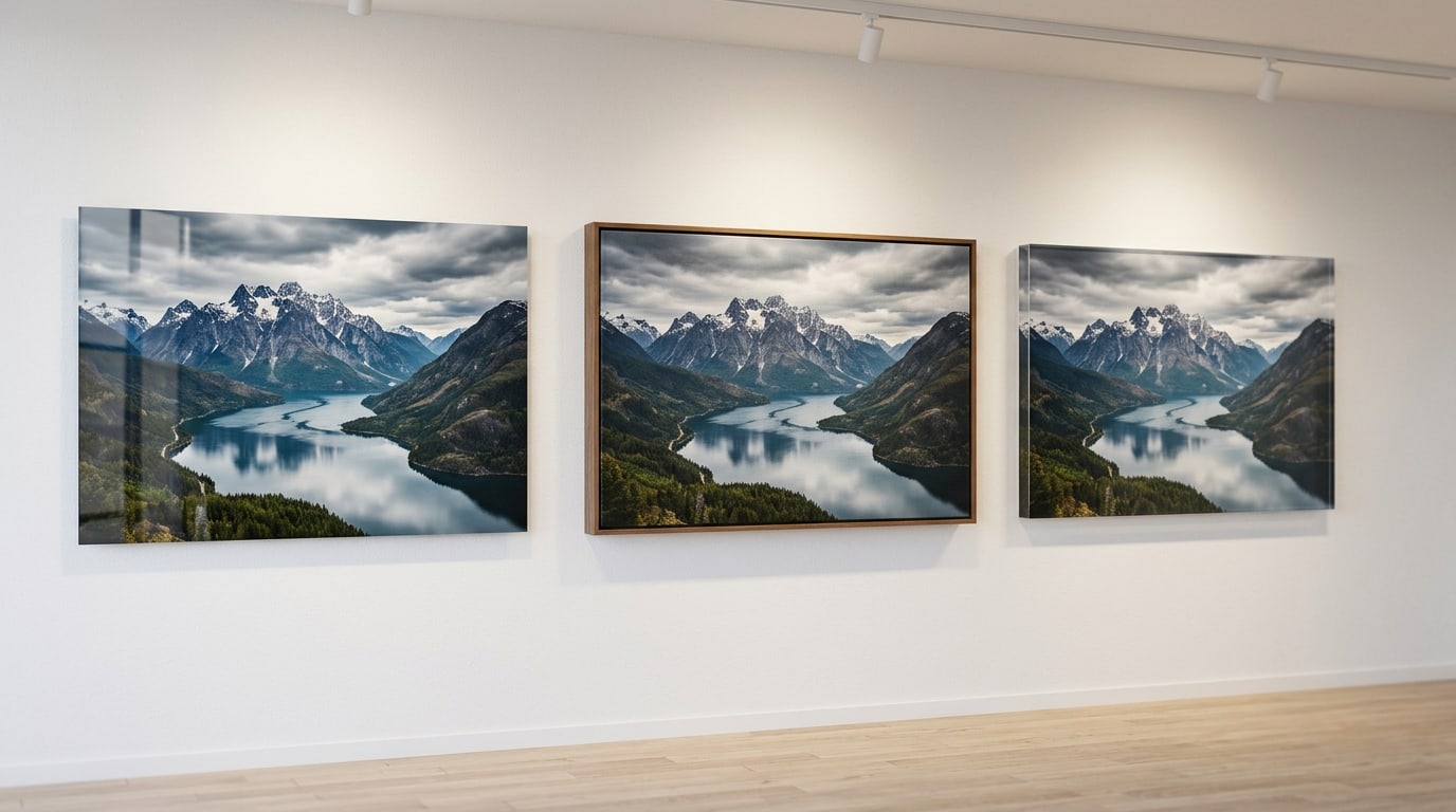 Metal prints vs canvas vs acrylic: how to choose for photographers