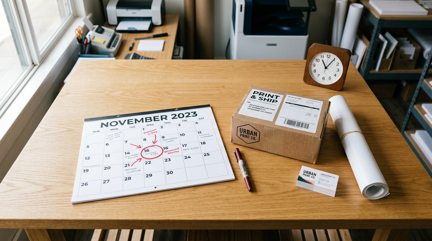Printing on a deadline: how to order so your job actually arrives in time