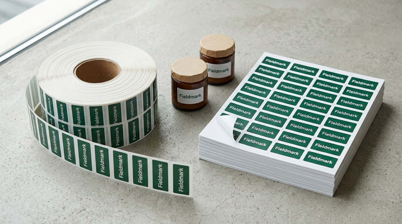 Roll labels vs sheet labels: the volume cutoffs that decide it