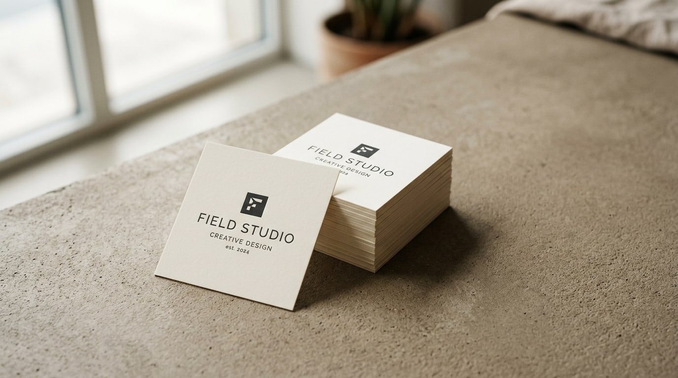 Square business cards: when the 2.5" format fits your brand (and when it doesn't)