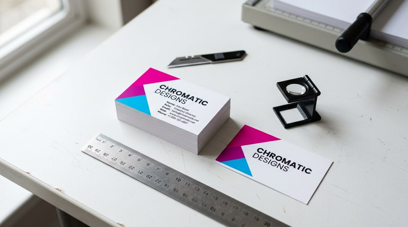 Why business cards come out off-center or cut crooked (and how to prevent it)