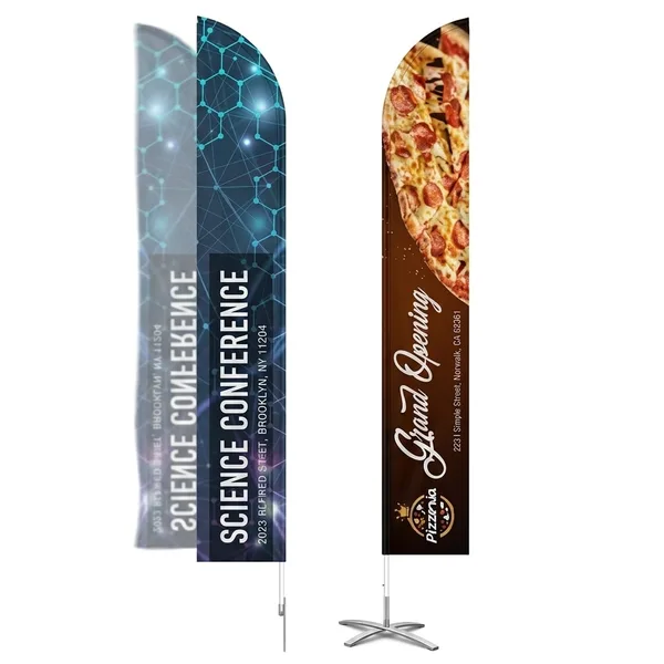 Single and Double Sided Feather Flags