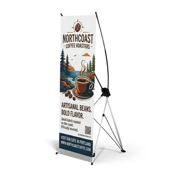 X-Style Collapsible Outdoor Banner Stands