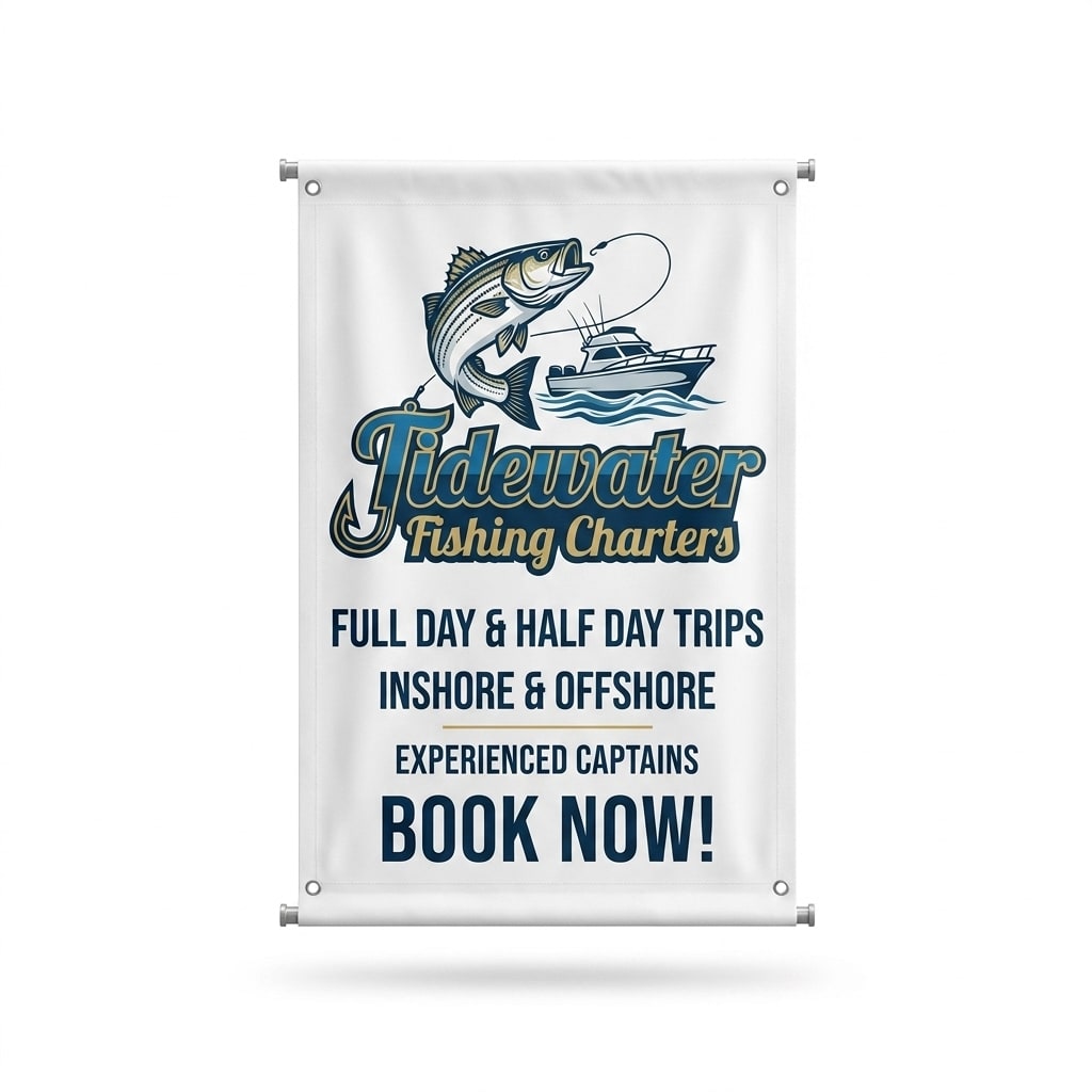 15oz Double Sided Blockout Banner