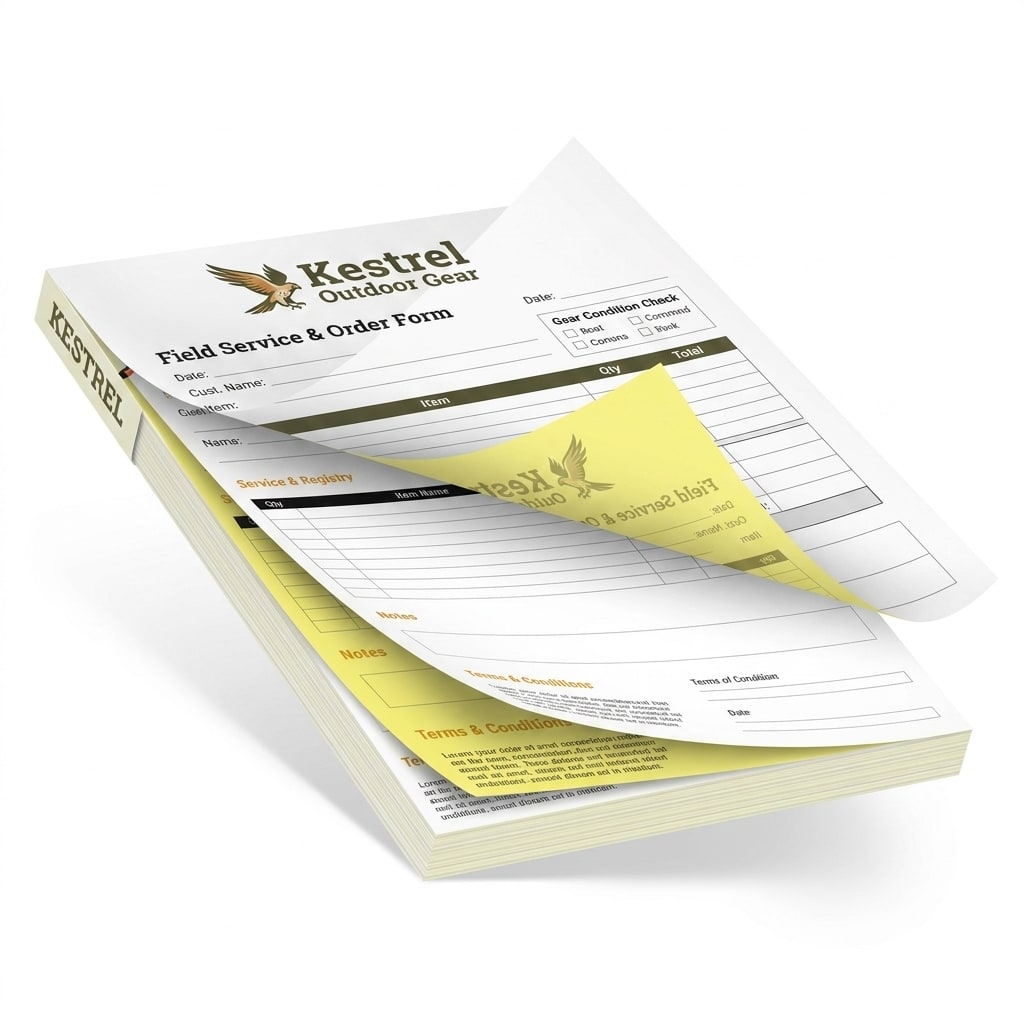 2-part NCR Form Pads w Wraparound Cover