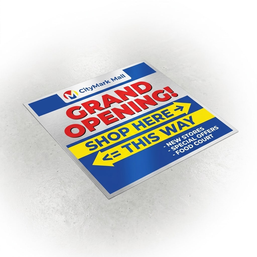 Aluminium Floor Graphics