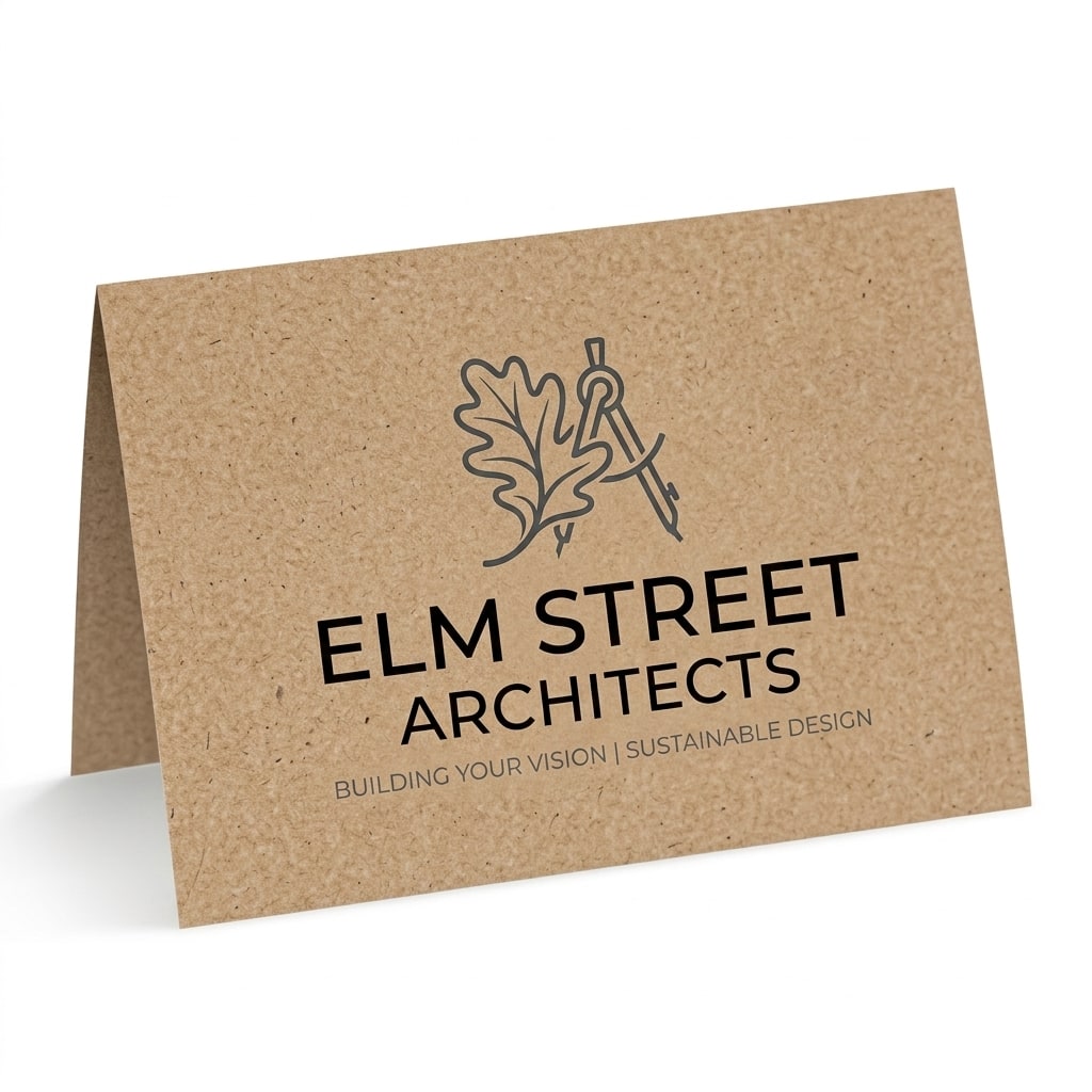 Brown Kraft Greeting Cards