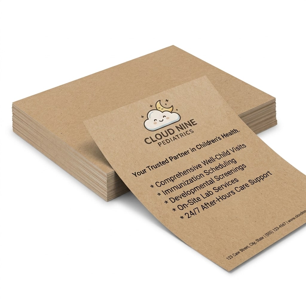 Brown Kraft Sell Sheets