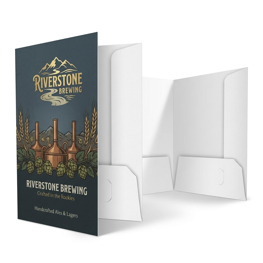 Glue Less 9x12 Presentation Folder