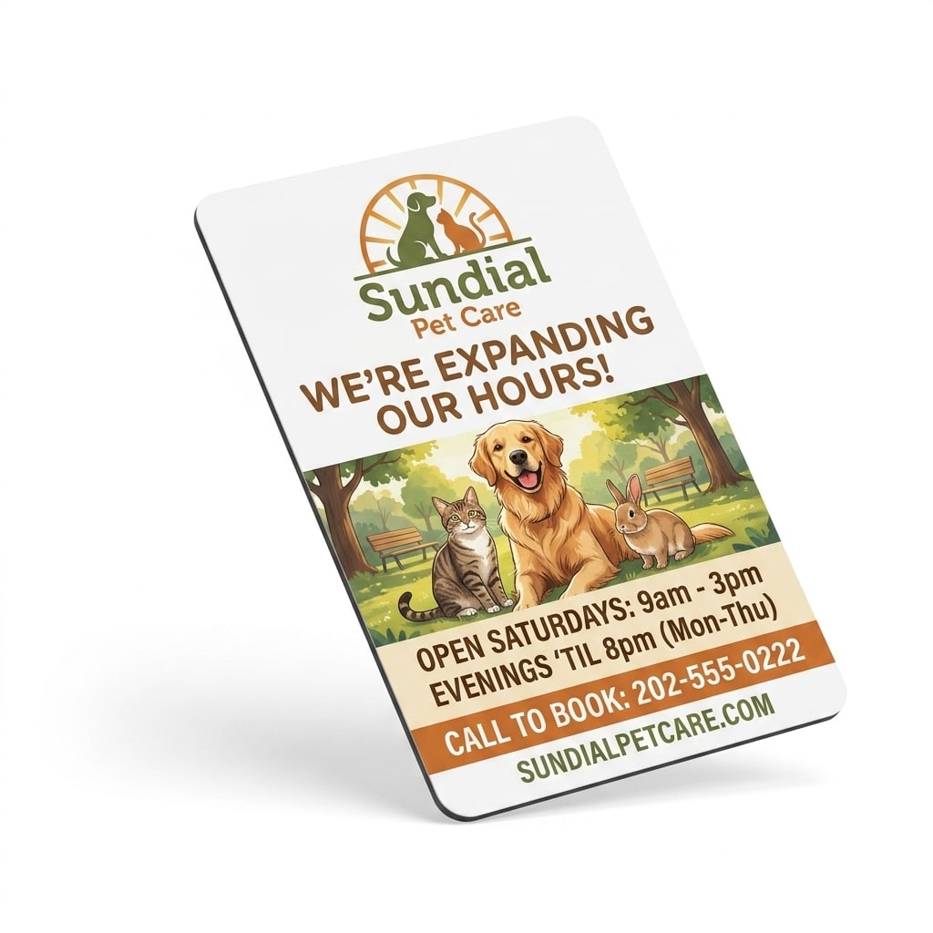 Magnet Announcement Cards
