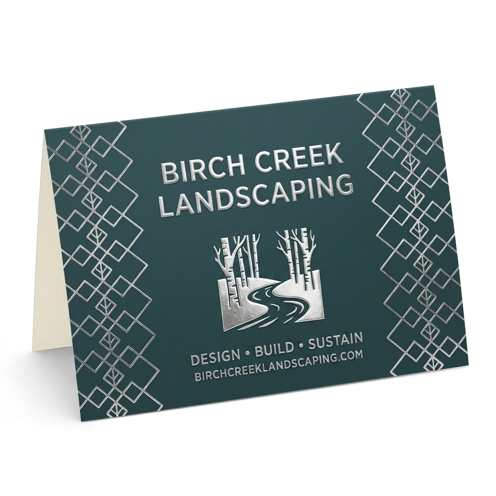 Raised Foil Greeting Cards