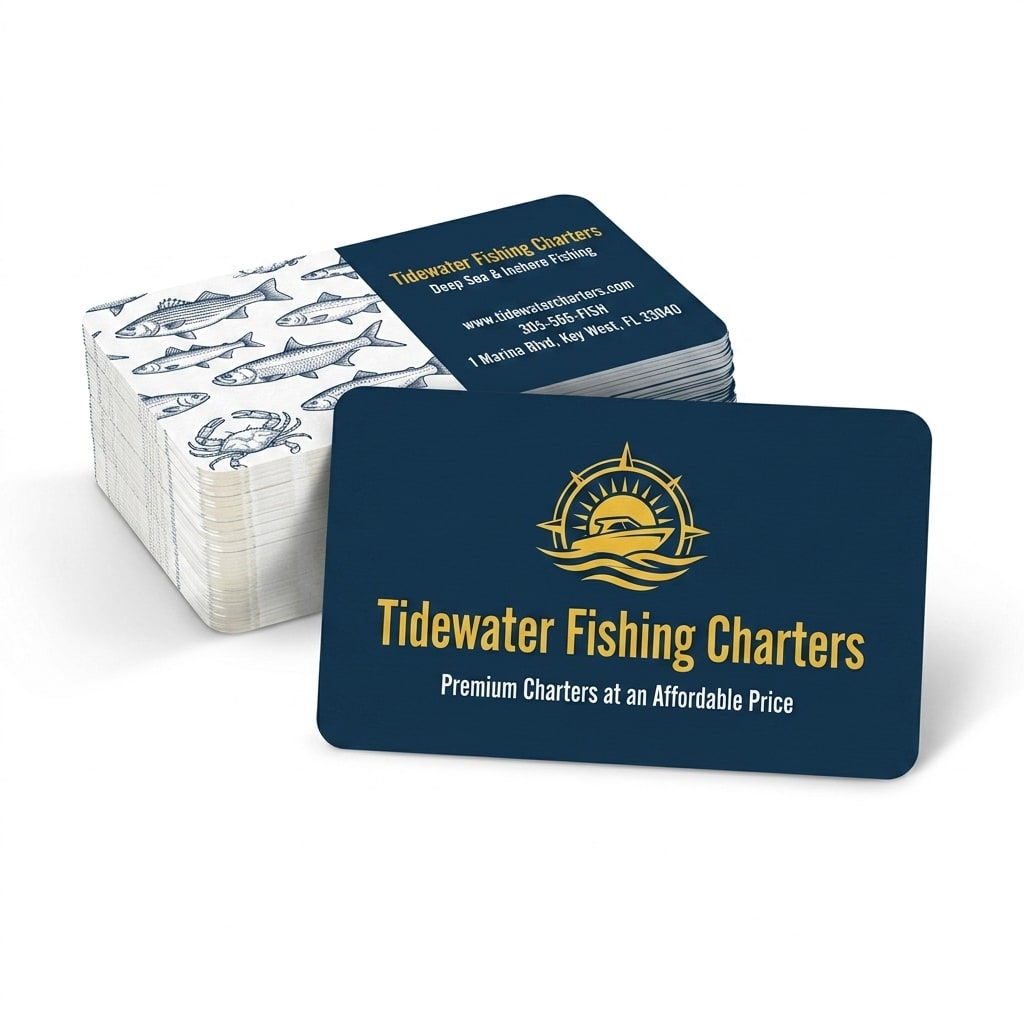 Rounded 4 Corners Business Cards