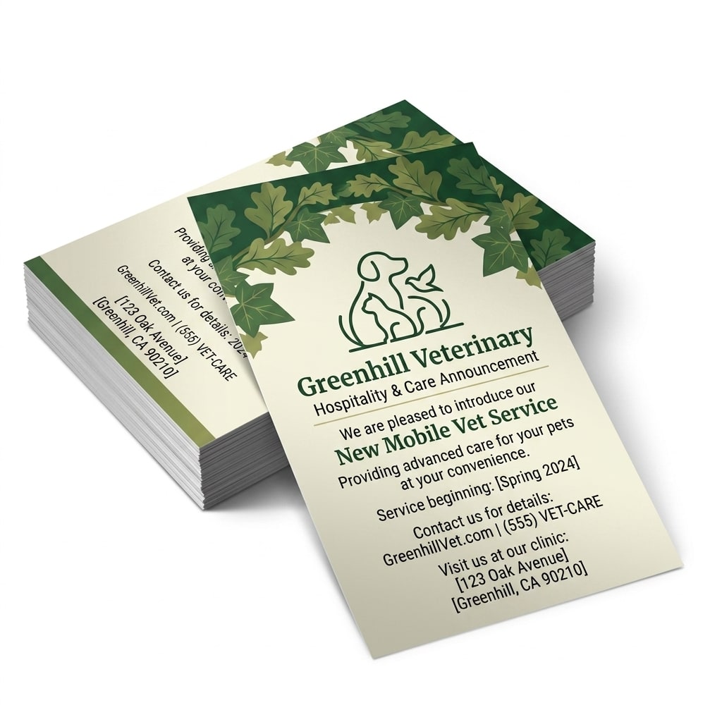 Silk Announcement Cards