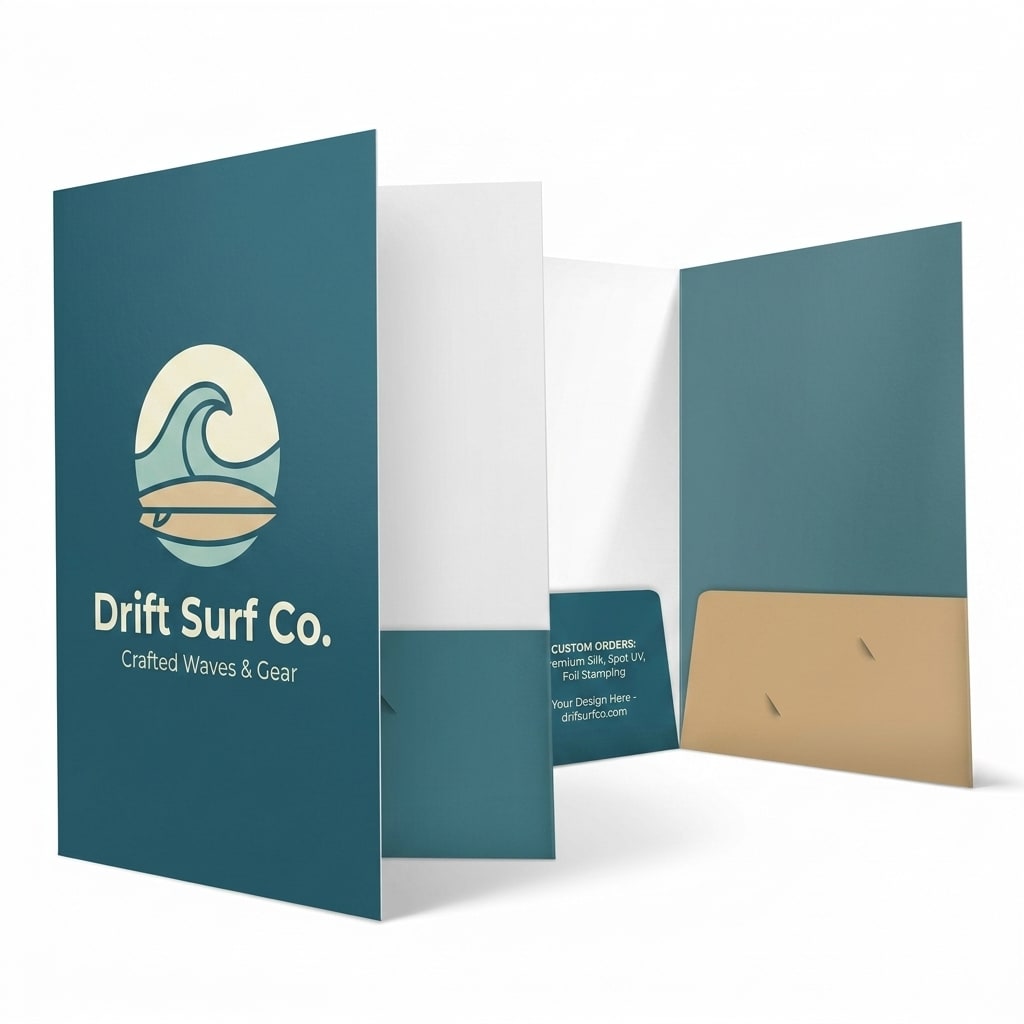 Silk Presentation Folder