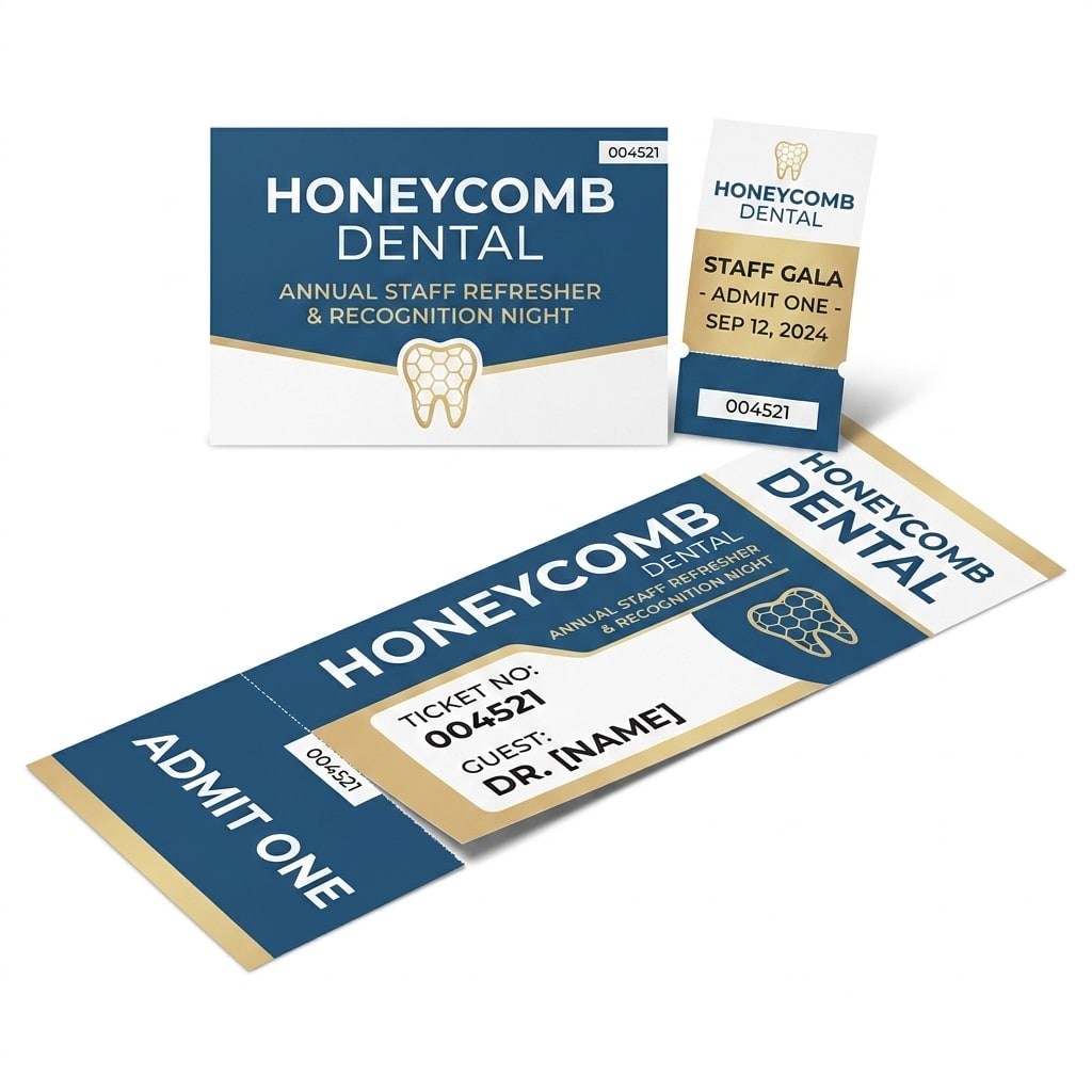Variable Numbering Event Tickets